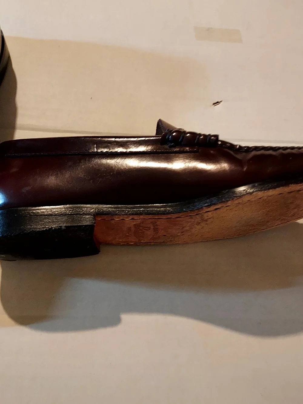 G.H.Bass &Co. Men’s Dark Brown Leather Penny Loafers Size 9D Nice